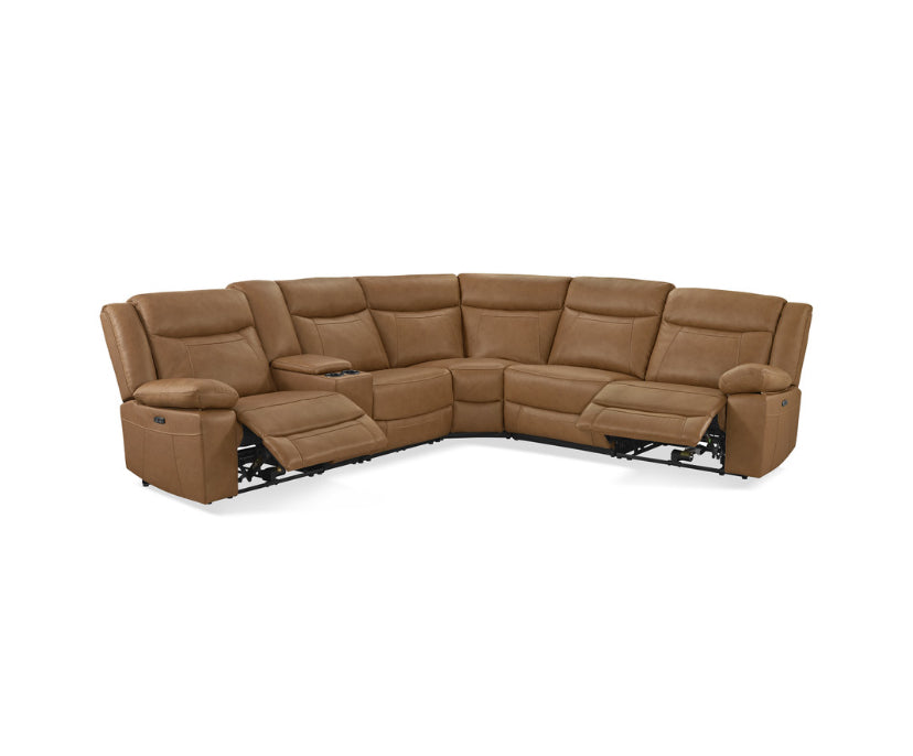 Wyatt Power Leather Sectional