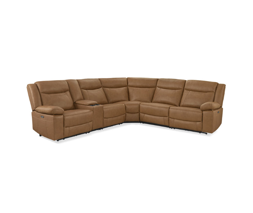 Wyatt Power Leather Sectional