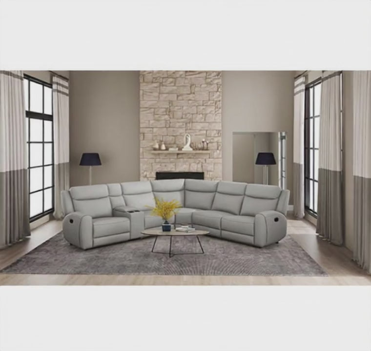 Jacobus Sectional Grey
