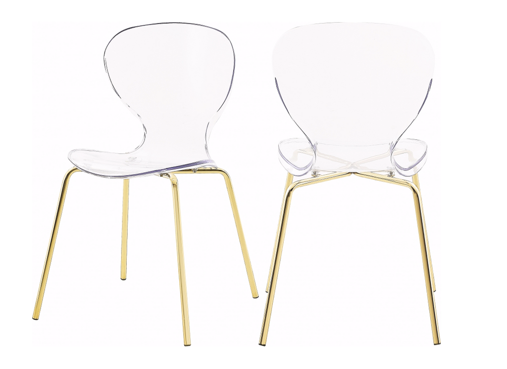 Crystal Style in Gold, Black, or Chrome