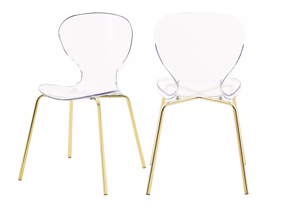 Crystal Style in Gold, Black, or Chrome